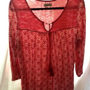 Lucky brand boho top sz med
